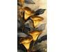 Złoto wśród gałęzi 40x70 cm malowanie po numerach