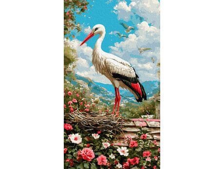 Strażnik łąk 40x70 cm malowanie po numerach