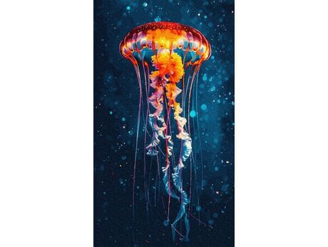 Podwodny Blask 40x70 cm malowanie po numerach