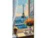 Delikatny horyzont 40x70 cm malowanie po numerach
