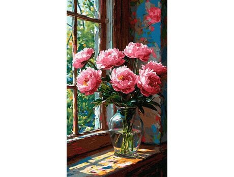 Dotyk wiosny 40x70 cm malowanie po numerach