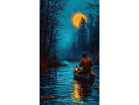 Na granicy światła 40x70 cm malowanie po numerach