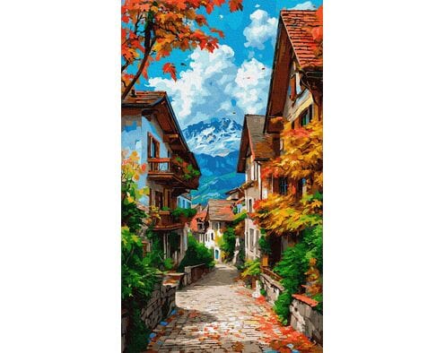 Jesienne kroki 40x70 cm