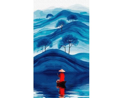 Pomiędzy dźwiękiem a ciszą 40x70 cm