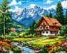 Zacisze w Dolinie 40x50 cm malowanie po numerach