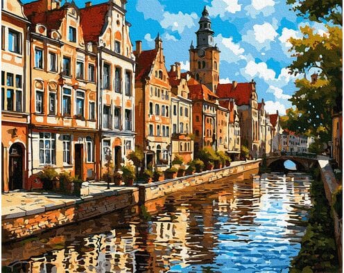 Gdańsk w Blasku Słońca 40x50 cm