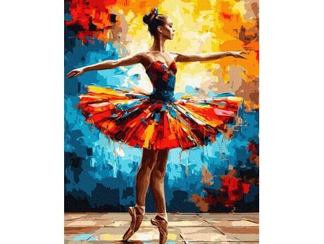 Magia Piruetu 40x50 cm malowanie po numerach