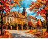 Zawieszona chwila 40x50 cm malowanie po numerach