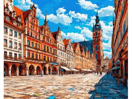 Spacer przez wieki 40x50 cm malowanie po numerach