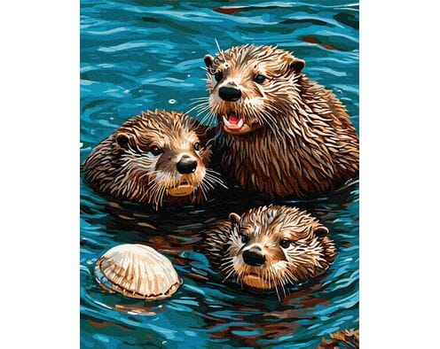 Wydrze psoty 40x50 cm