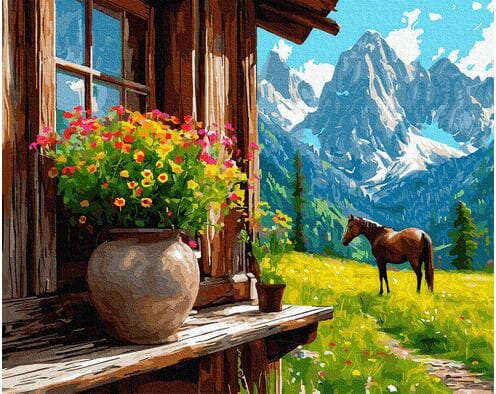 Wolność wśród szczytów 40x50 cm