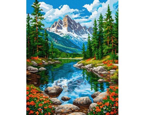 W krainie skał i nieba 40x50 cm