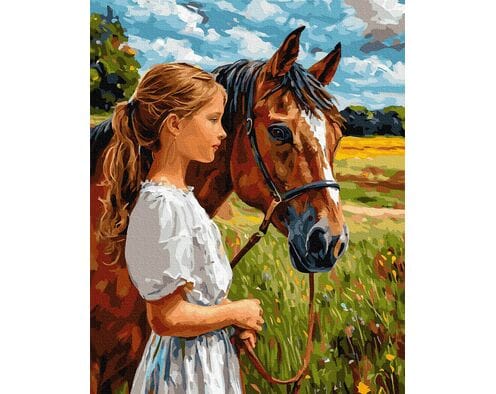 Końskie serce, dziecięca dusza 40x50 cm