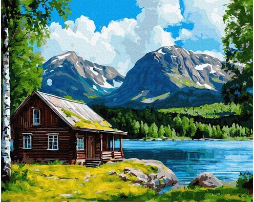 Zimny dach, ciepłe serce 40x50 cm