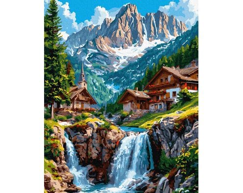 Spadające niebo 40x50 cm