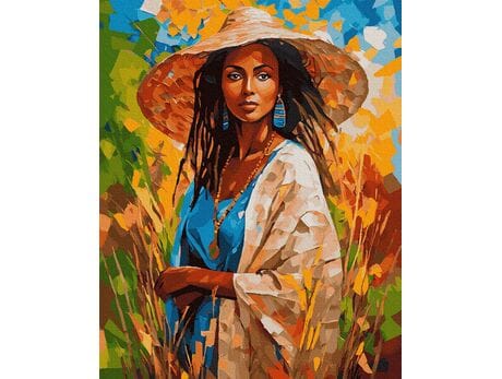 Zmysły w kolorze 40x50 cm malowanie po numerach