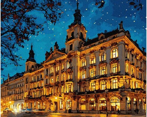 Miasto pod powiekami 40x50 cm