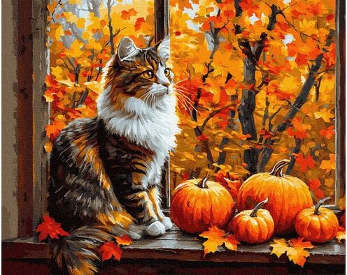 Strażnik jesiennych cieni 40x50 cm