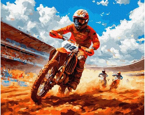 W rytmie silnika 40x50 cm