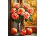 Rozświetlone różanym snem 40x50 cm malowanie po numerach