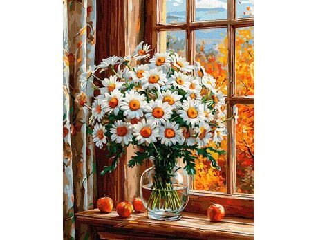 Delikatność w jesiennym oddechu 40x50 cm malowanie po numerach