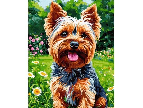 Mały obserwator wielkiego świata 40x50 cm malowanie po numerach