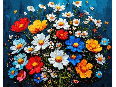 Ciemność, która rozkwita 40x50 cm malowanie po numerach