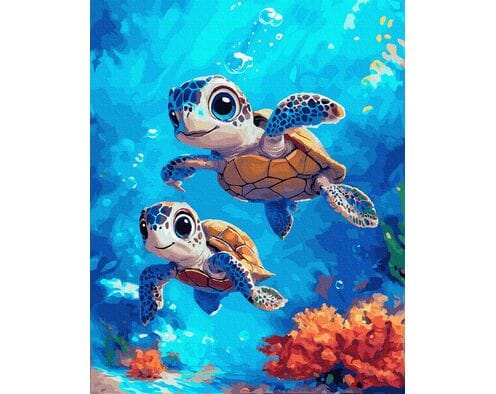 Tam, gdzie fala śpiewa 40x50 cm