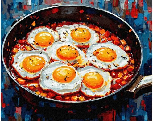 Sztuka smażenia emocji 40x50 cm