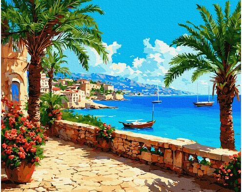 Błękit, który koi 40x50 cm