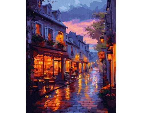 Szmery ulic i zapach kawy 40x50 cm