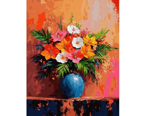 Melodia zaklęta w kwiatach 40x50 cm