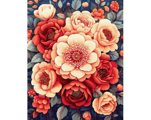 Rozkwitająca symetria 40x50 cm