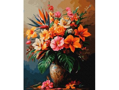 Tropikalny szept 40x50 cm malowanie po numerach