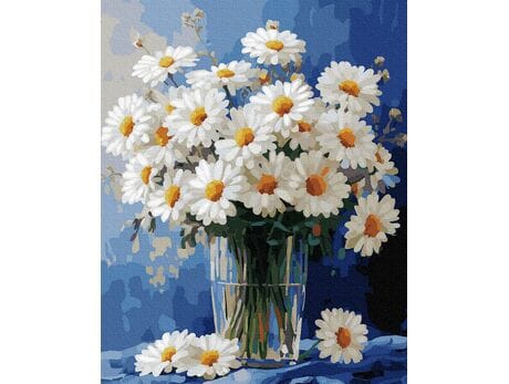 Stokrotki na niebie 40x50 cm malowanie po numerach