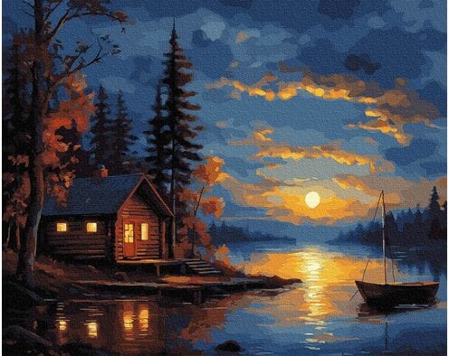 Z widokiem na spokój 40x50 cm