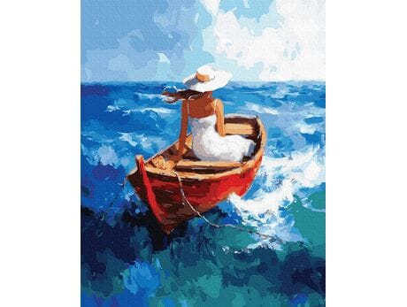 Samotność niesie dalej 40x50 cm malowanie po numerach