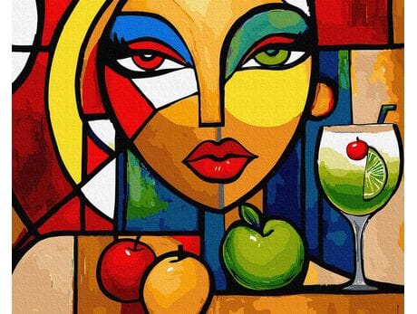 Egzotyczna układanka 40x50 cm malowanie po numerach