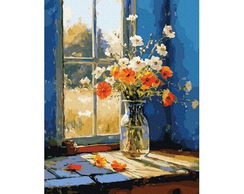 Delikatność na parapecie 40x50 cm