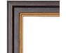 Rama do obrazów 40cm*50cm postarzane ciemne drewno ze złotem 2158 ramy do obrazów