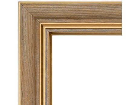 Rama do obrazów 40cm*50cm postarzane drewno ze złotem 2202 ramy do obrazów
