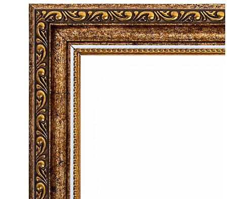 Rama do obrazów 40cm*50cm orzech ze złotem 2233