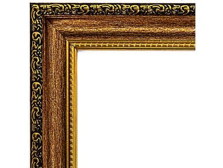 Rama do obrazów 40cm*50cm orzech ze złotem 2325 ramy do obrazów