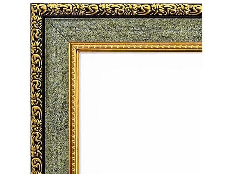 Rama do obrazów 40cm*50cm pistacja ze złotem 2349 ramy do obrazów