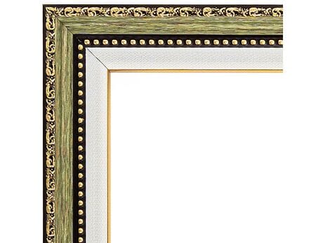 Rama do obrazów 40cm*50cm pistacja ze złotem 2455 ramy do obrazów