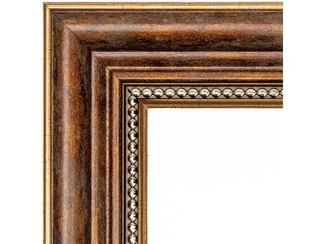 Rama do obrazów 40cm*50cm postarzane ciemne drewno ze złotem 2943 ramy do obrazów
