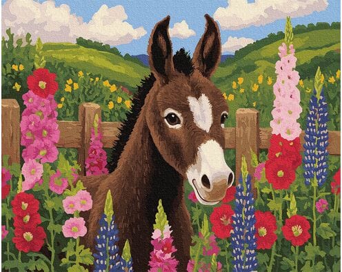 W zielonym kadrze 40x50 cm