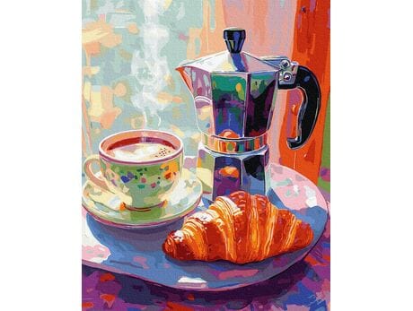 Francuski poranek 40x50 cm malowanie po numerach