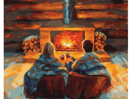 Domowe ciepło 40x50 cm malowanie po numerach