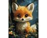 Magiczny lisek 40x50 cm malowanie po numerach
